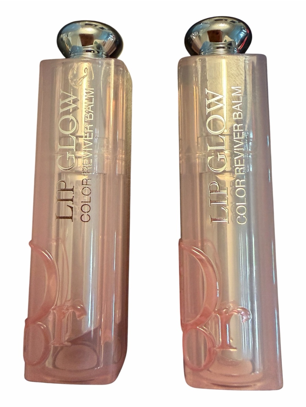 Dior Addict Lip Glow Duo 015 Cherry & 038 Rose Nude Color Reviver Balm New